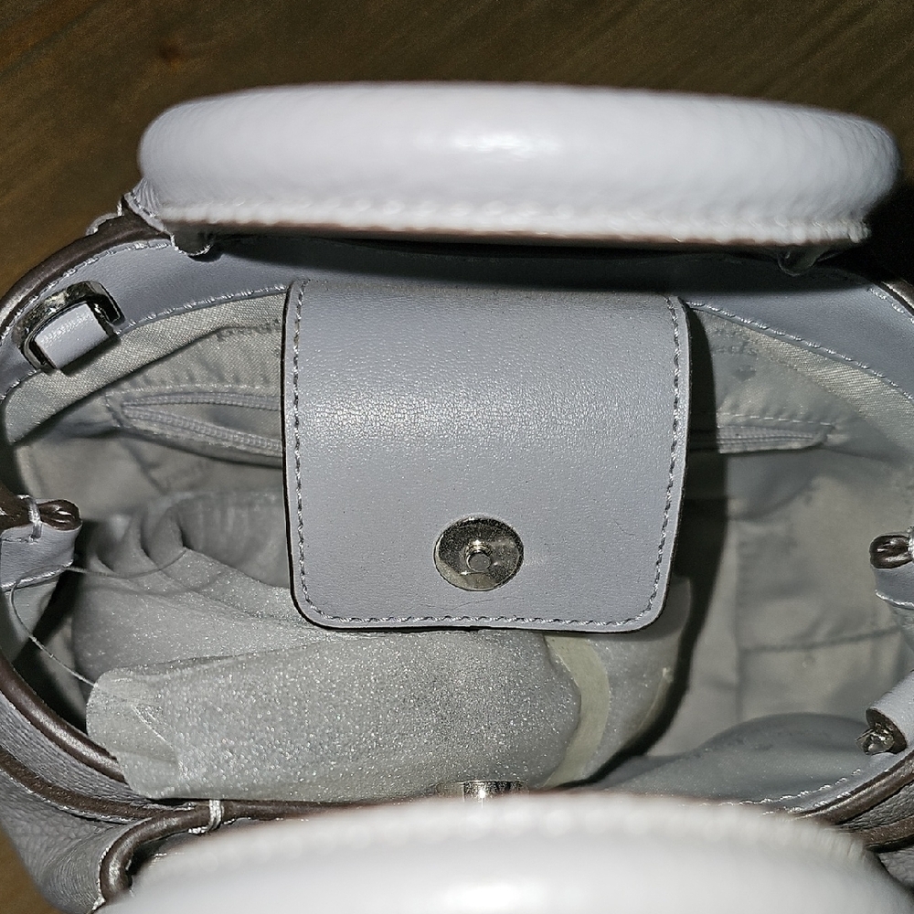 NWOT Kate Spade Light Gray Mini Bag - Picture 2 of 16